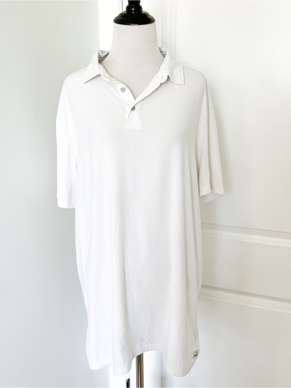 Vuori White Men's Polo Shirt - Large